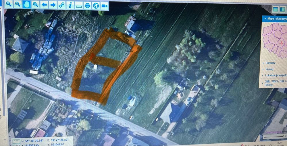 Działka budowlana Guzew. Zdjęcie 4