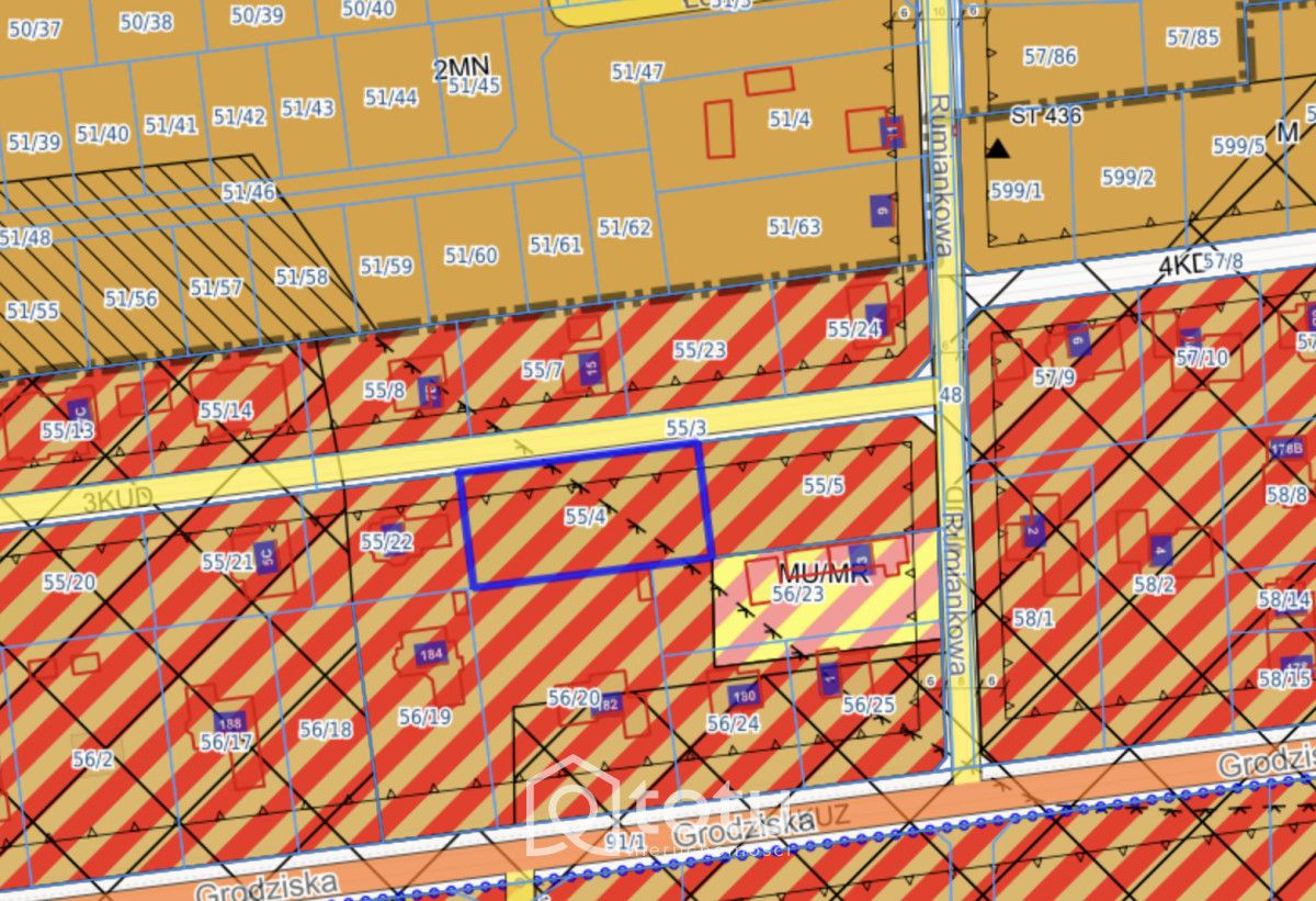 Działka budowlana Stara Wieś, ul. Rumiankowa. Zdjęcie 6