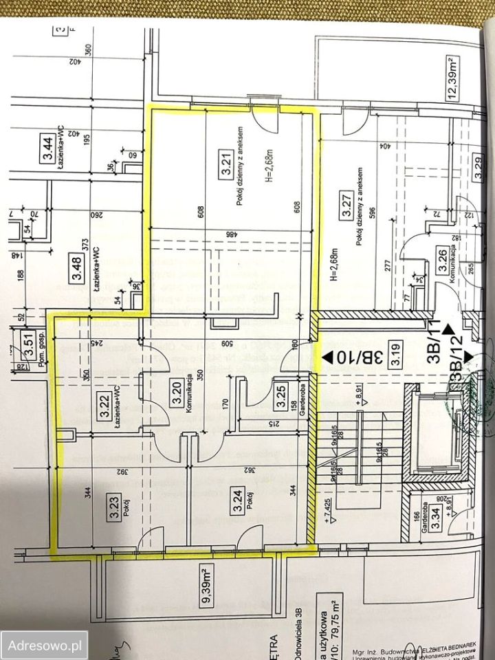Mieszkanie 3-pokojowe Świebodzice Osiedle Piastowskie, ul. Kazimierza Odnowiciela. Zdjęcie 9