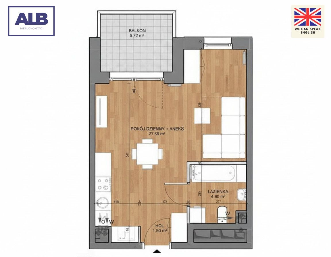 Mieszkanie 1-pokojowe Gdańsk Śródmieście. Zdjęcie 9