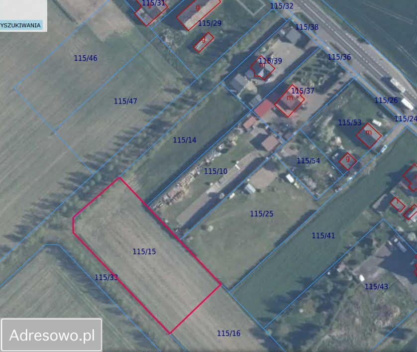 Działka budowlana Pawłowo, ul. Słoneczna