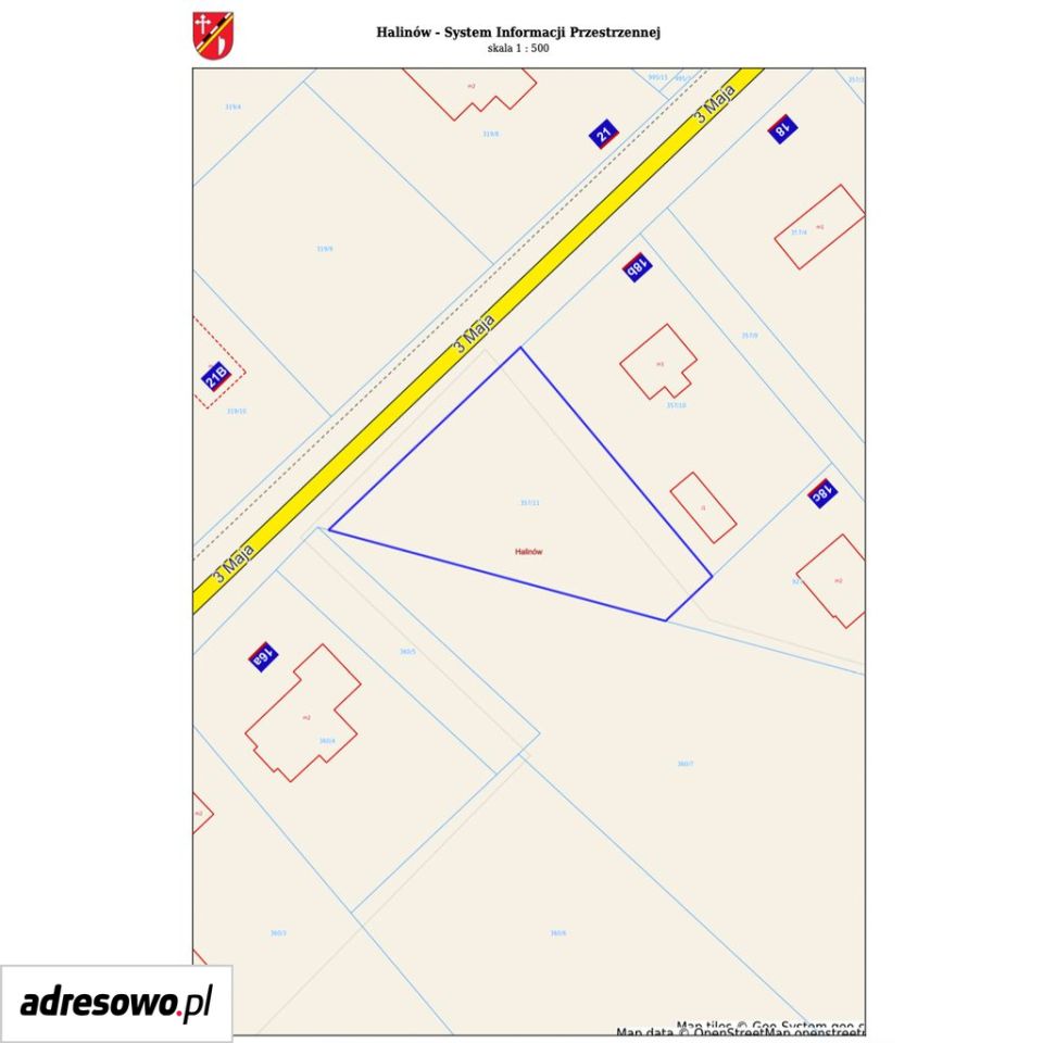 Działka budowlana Halinów, ul. 3 Maja. Zdjęcie 6