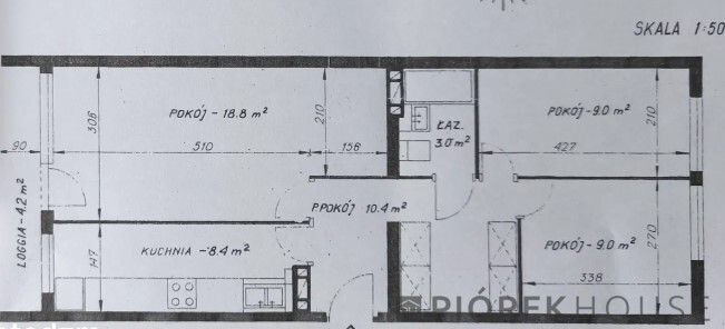 Mieszkanie 3-pokojowe Warszawa Targówek, ul. Łojewska. Zdjęcie 9