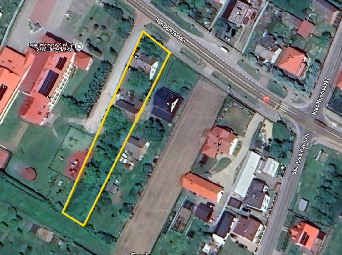 Działka rolno-budowlana Zaleszany