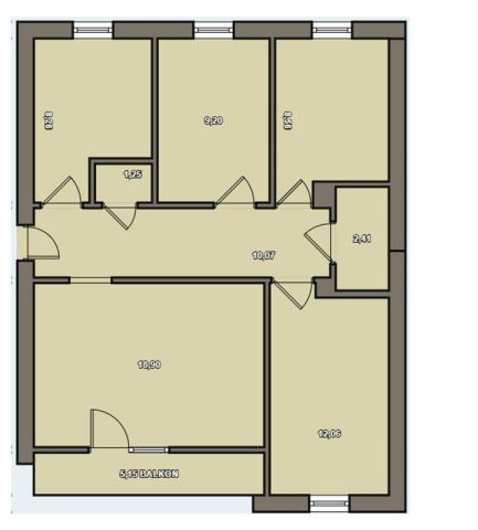 Mieszkanie 4-pokojowe Wrocław, ul. Czesława Tańskiego. Zdjęcie 14