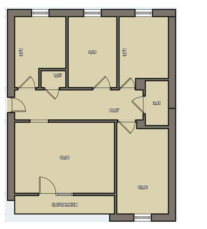 Mieszkanie 4-pokojowe Wrocław, ul. Czesława Tańskiego. Zdjęcie 14