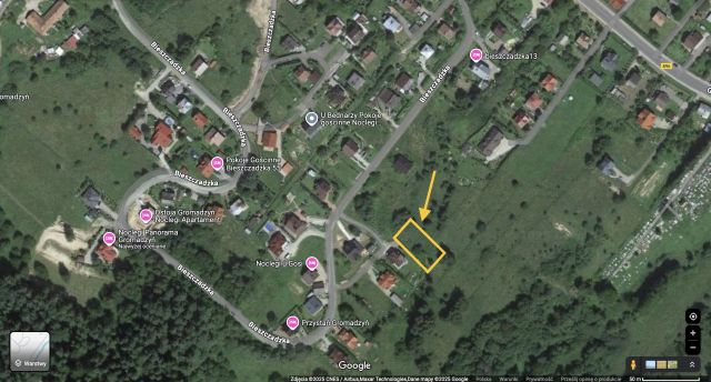 Działka rolno-budowlana Ustrzyki Dolne, ul. Bieszczadzka. Zdjęcie 1