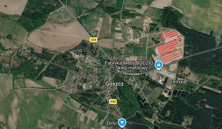 Działka rolno-budowlana Goszcz Kuźnica Goszczańska, ul. Milicka