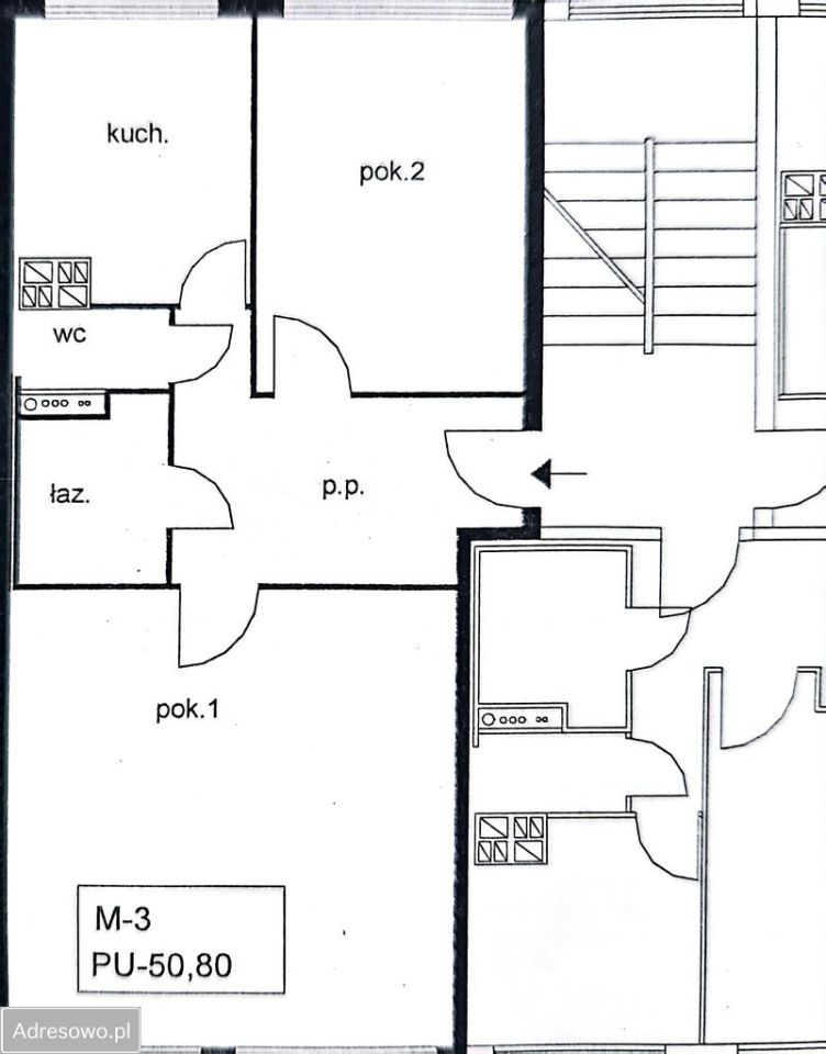 Mieszkanie 2-pokojowe Wrocław Psie Pole, ul. Kiełczowska. Zdjęcie 9
