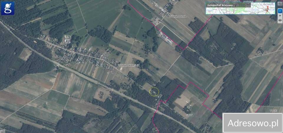 Działka inwestycyjna Wólka Okrąglik. Zdjęcie 8