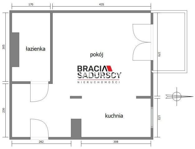 Mieszkanie 1-pokojowe Kraków Prądnik Biały, ul. Macieja Słomczyńskiego. Zdjęcie 3