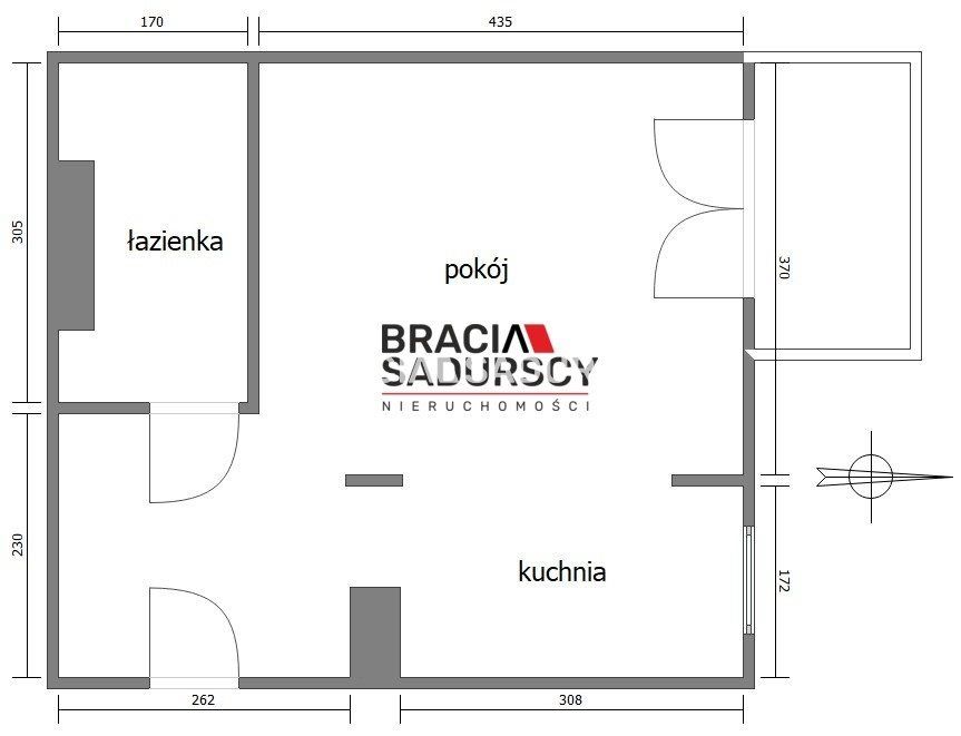 Mieszkanie 1-pokojowe Kraków Prądnik Biały, ul. Macieja Słomczyńskiego. Zdjęcie 3