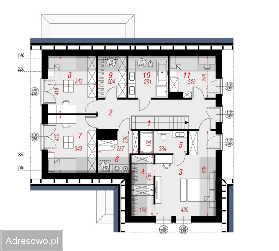 dom wolnostojący, 6 pokoi Żerniki Małe, ul. Krótka. Zdjęcie 17