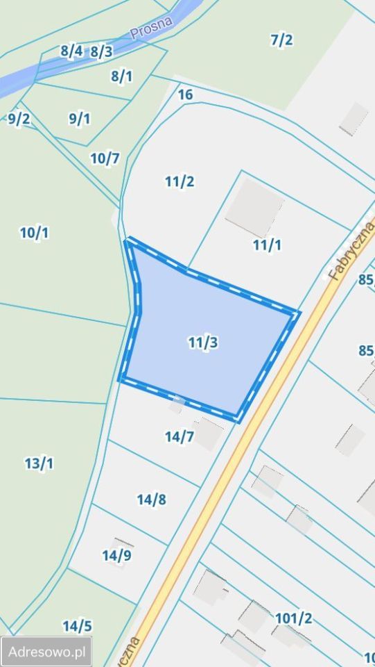 Działka inwestycyjna Praszka, ul. Fabryczna. Zdjęcie 2