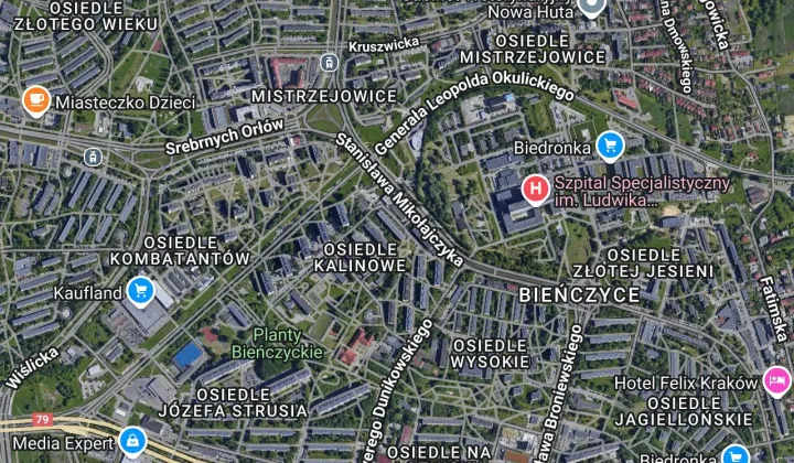 Mieszkanie 2-pokojowe Kraków Bieńczyce, os. Kalinowe