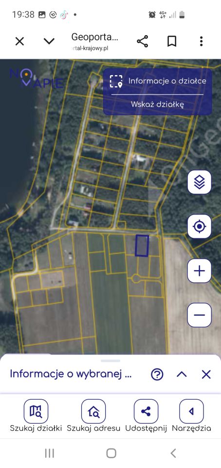 Działka rekreacyjna Zamorze. Zdjęcie 2