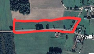 Działka rolno-budowlana Myśliki