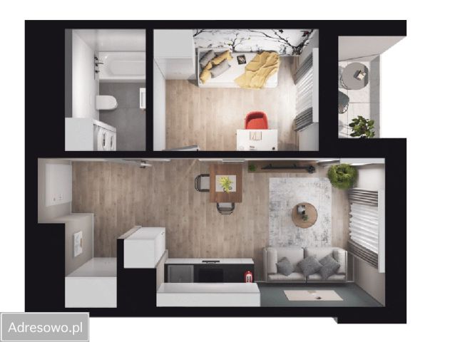 Mieszkanie 2-pokojowe Kraków Mistrzejowice, os. Bohaterów Września. Zdjęcie 1