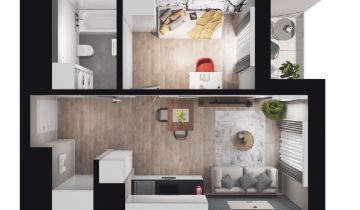 Mieszkanie 2-pokojowe Kraków Mistrzejowice, os. Bohaterów Września