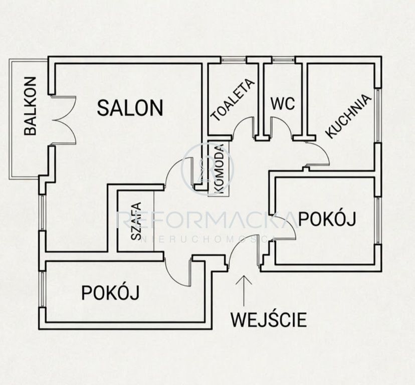 Mieszkanie 3-pokojowe Rzeszów, ul. gen. Józefa Kustronia. Zdjęcie 2