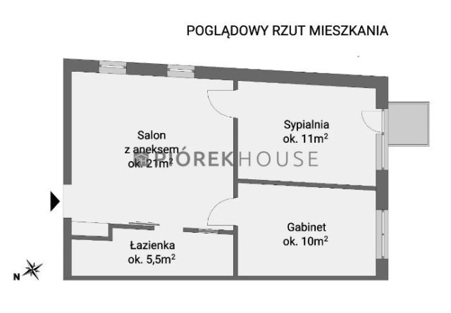 Mieszkanie 3-pokojowe Warszawa Mokotów, ul. Gotarda. Zdjęcie 9