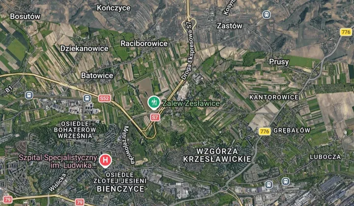 Działka rod Kraków Zesławice