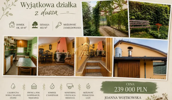 Działka rekreacyjna Sierosław, ul. Leśna