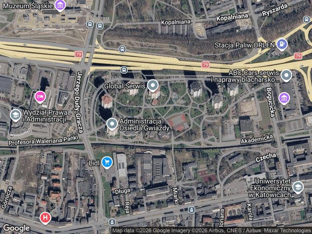 Mieszkanie 4-pokojowe Katowice Śródmieście, al. Walentego Roździeńskiego. Zdjęcie 1