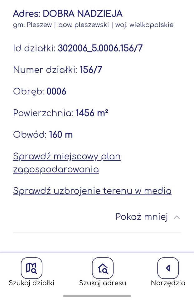 Działka budowlana Dobra Nadzieja. Zdjęcie 3