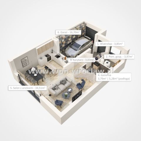 bliźniak, 4 pokoje Kobierzyce. Zdjęcie 7