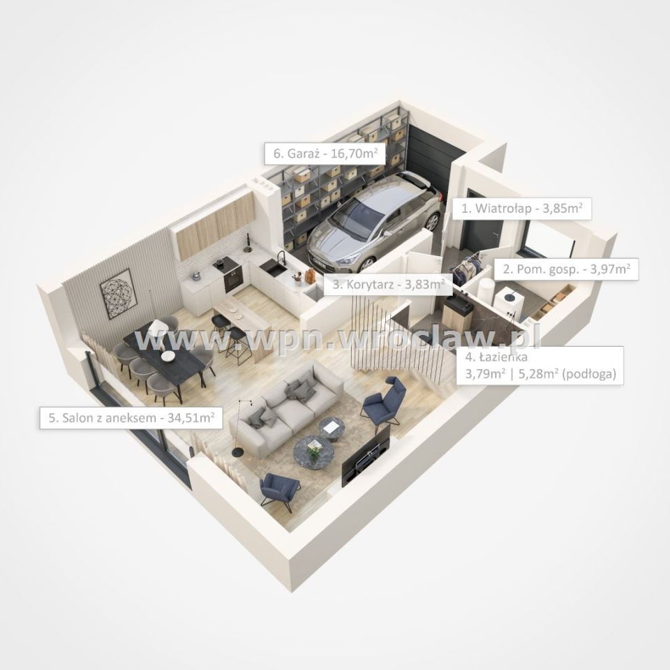 bliźniak, 4 pokoje Kobierzyce. Zdjęcie 7