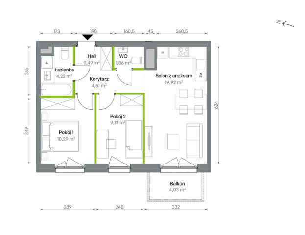 Mieszkanie 3-pokojowe Warszawa Targówek, ul. Oliwska. Zdjęcie 16