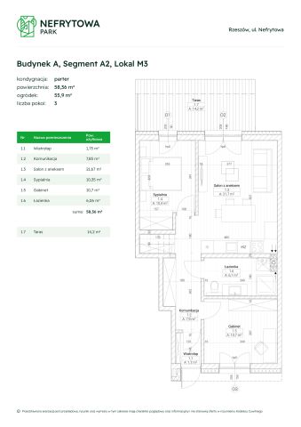 Mieszkanie 3-pokojowe Rzeszów Załęże, ul. Nefrytowa. Zdjęcie 21
