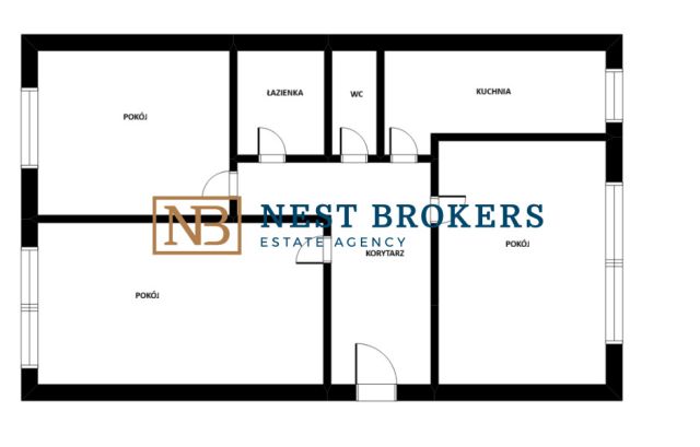 Mieszkanie 3-pokojowe Kraków Prądnik Czerwony, ul. Jakuba Majora. Zdjęcie 1