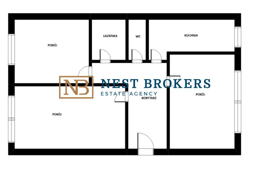 Mieszkanie 3-pokojowe Kraków Prądnik Czerwony, ul. Jakuba Majora. Zdjęcie 1