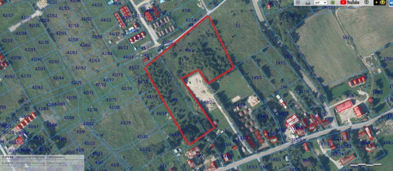 Działka inwestycyjna Rusinowo, ul. Grabowa. Zdjęcie 2