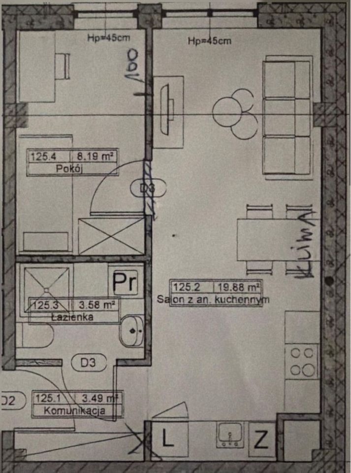 Mieszkanie 2-pokojowe Tarnów. Zdjęcie 2