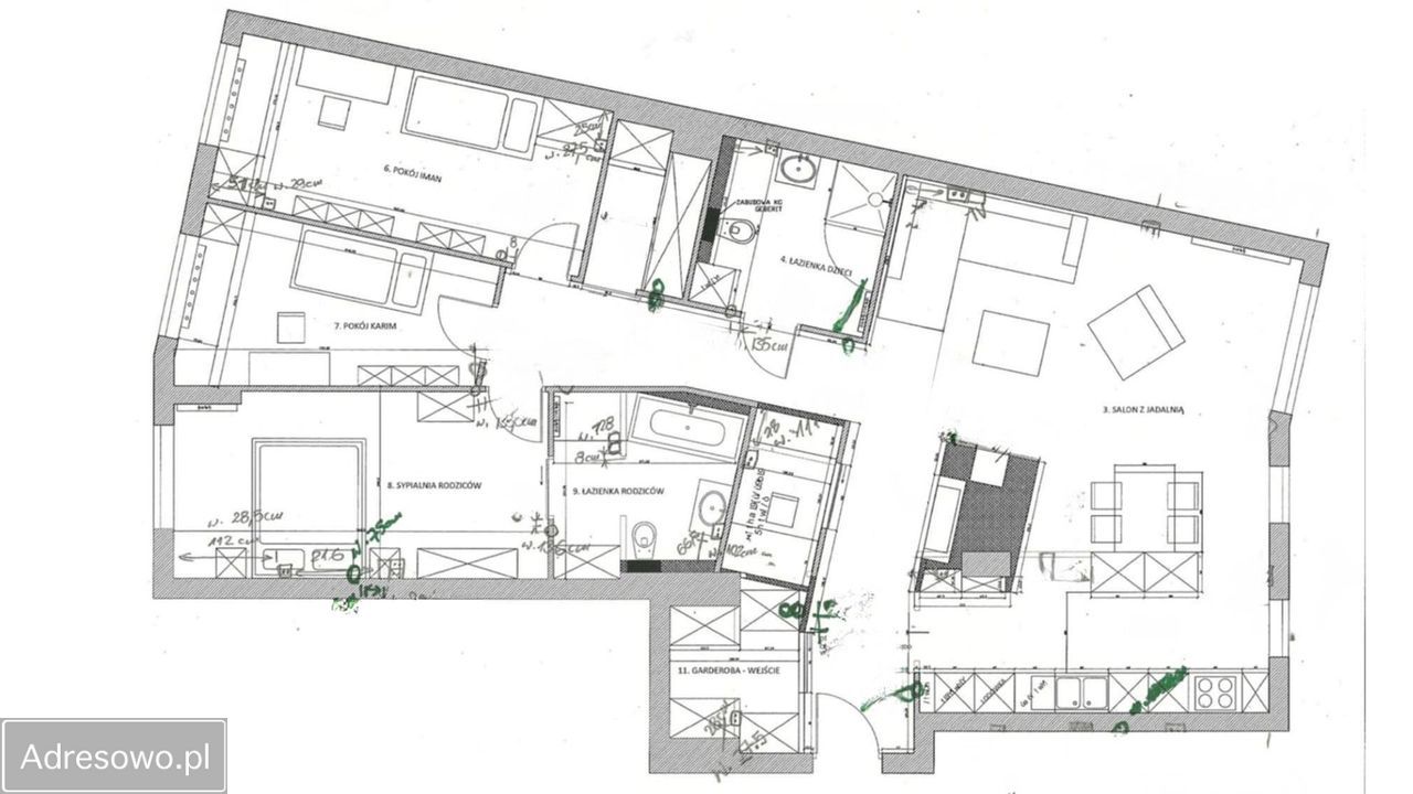 Mieszkanie 4-pokojowe Warszawa Wilanów, ul. Adama Branickiego. Zdjęcie 13