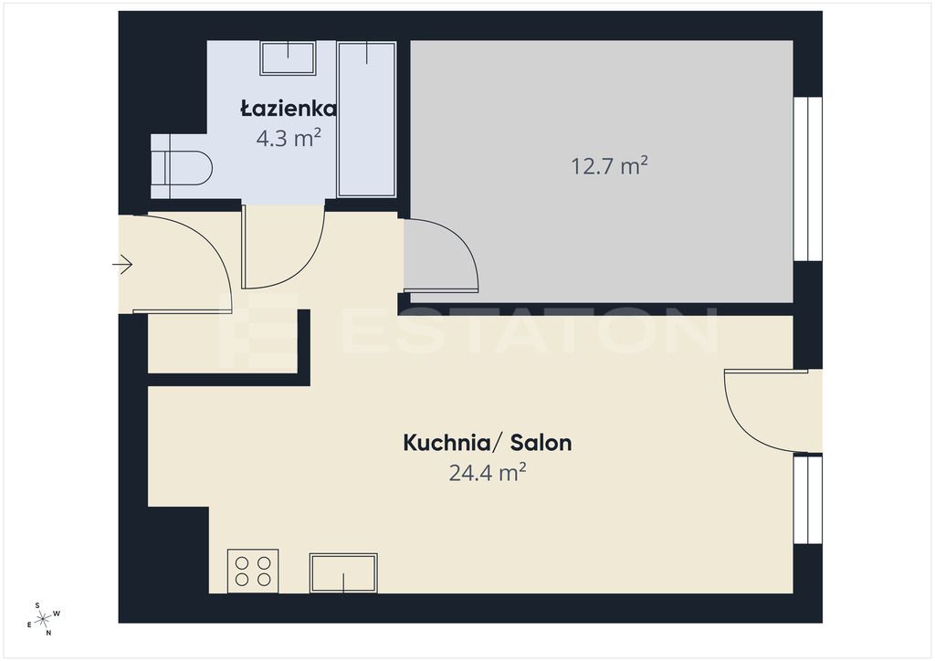 Mieszkanie 2-pokojowe Rzeszów, ul. Technologiczna. Zdjęcie 15