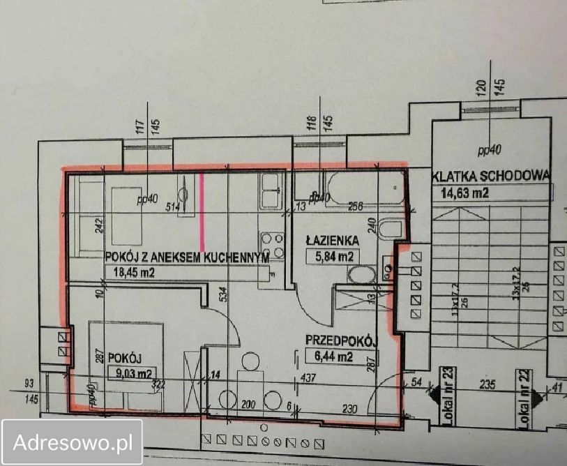 Mieszkanie 3-pokojowe Częstochowa Centrum, al. Aleja Wolności. Zdjęcie 4
