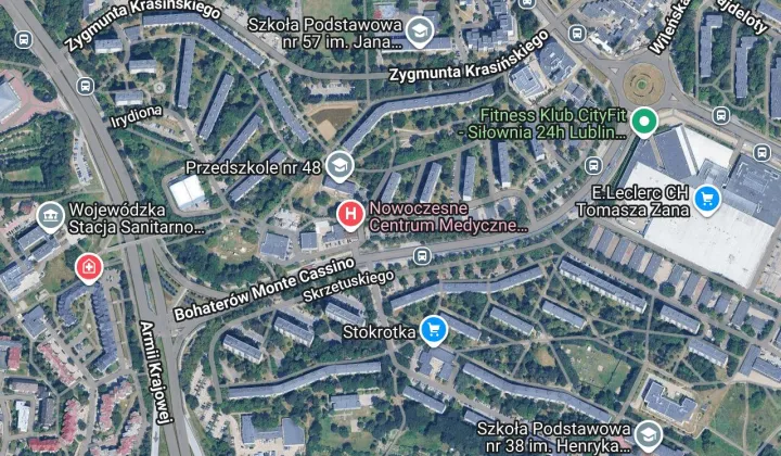 Mieszkanie 3-pokojowe Lublin LSM, ul. Leonarda