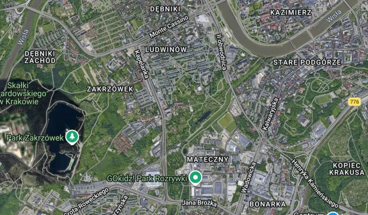 Działka rod Kraków Ludwinów, ul. Rozdroże