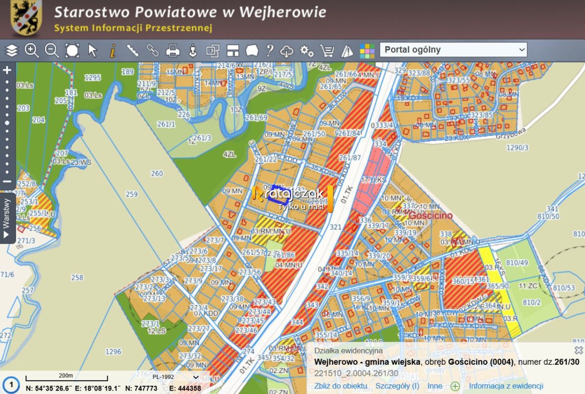 Działka budowlana Gościcino, ul. Granitowa. Zdjęcie 12