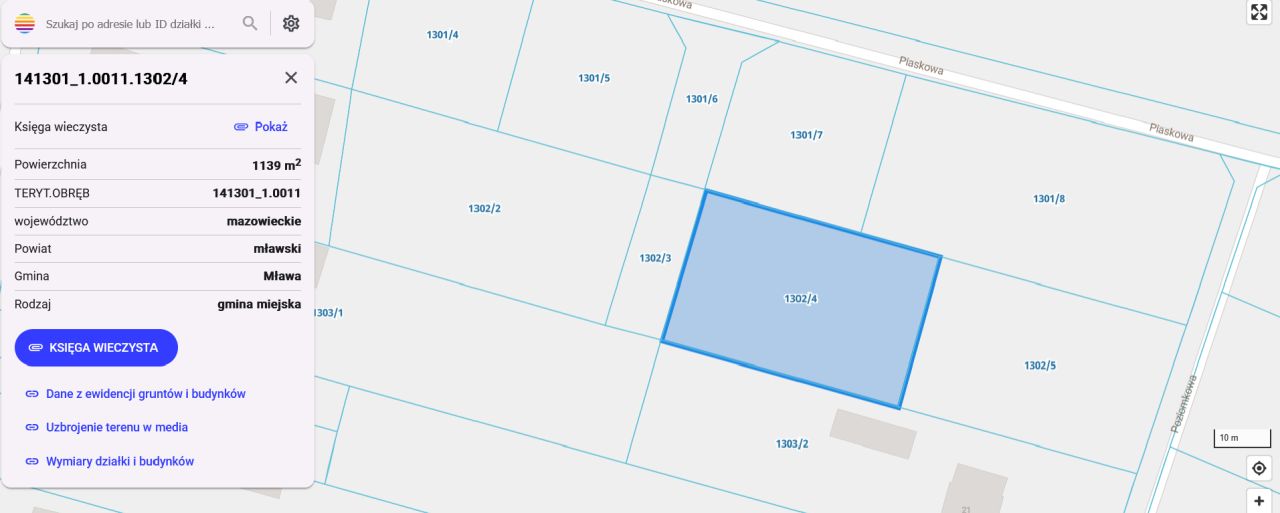 Działka budowlana Mława, ul. Piaskowa. Zdjęcie 2