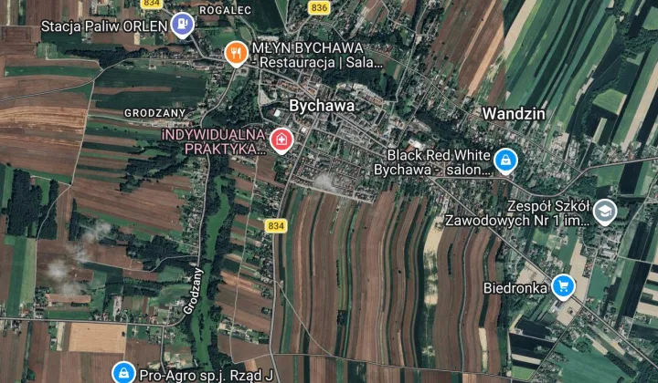 Działka budowlana Bychawa, ul. Powstańców Warszawy