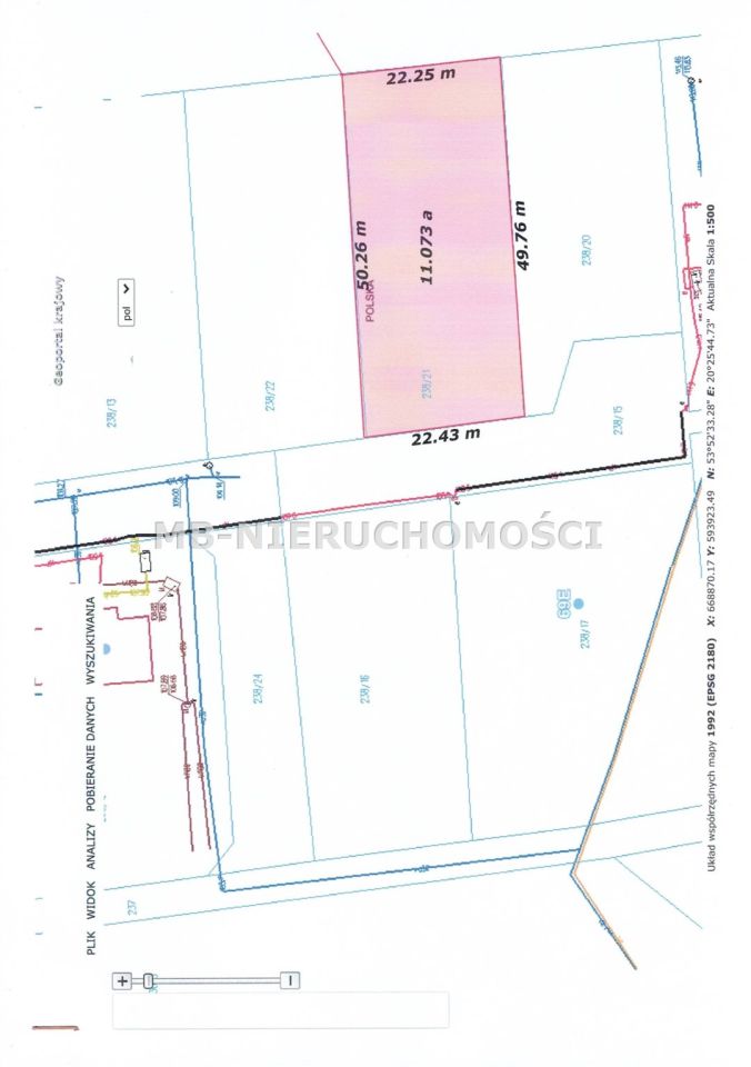 Działka budowlana Spręcowo. Zdjęcie 6