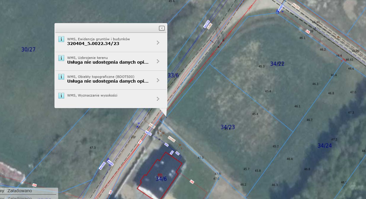 Działka budowlana Miętno