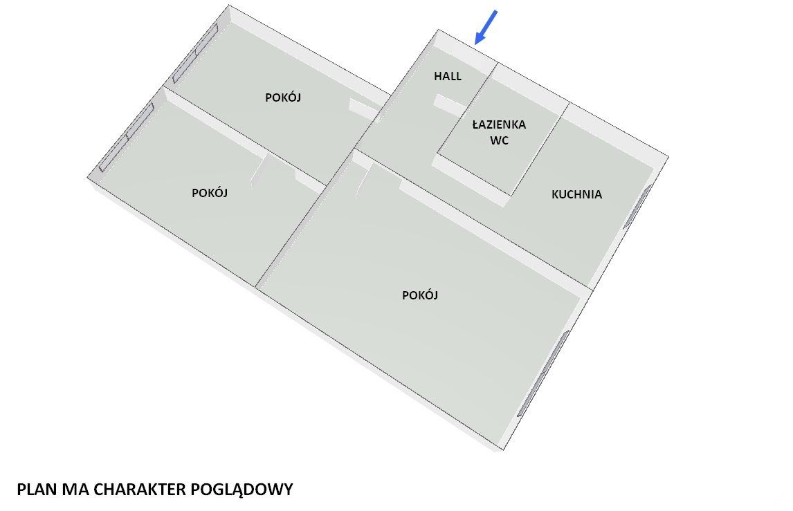 Mieszkanie 3-pokojowe Białystok Piaski, ul. Zwierzyniecka. Zdjęcie 9