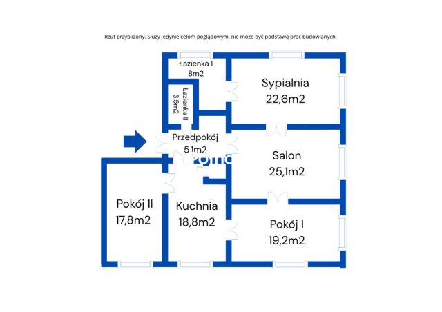 Mieszkanie 4-pokojowe Międzyrzec Podlaski, ul. Lubelska. Zdjęcie 14