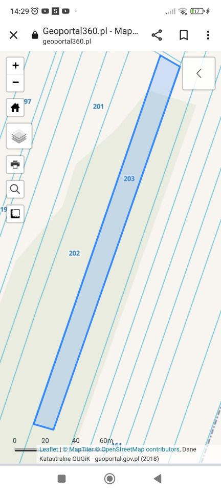 Działka rolna Słubica-Wieś, ul. Dzikiej Kaczki. Zdjęcie 2